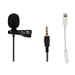 Microfono de solapa lavalier 3.5m adaptador IPHONE - Miniatura 1