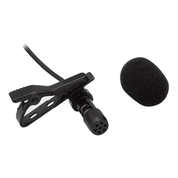 Microfono de solapa lavalier 3.5m adaptador IPHONE 2