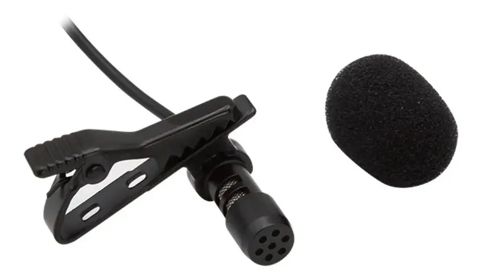 Microfono de solapa lavalier 3.5m adaptador IPHONE 2