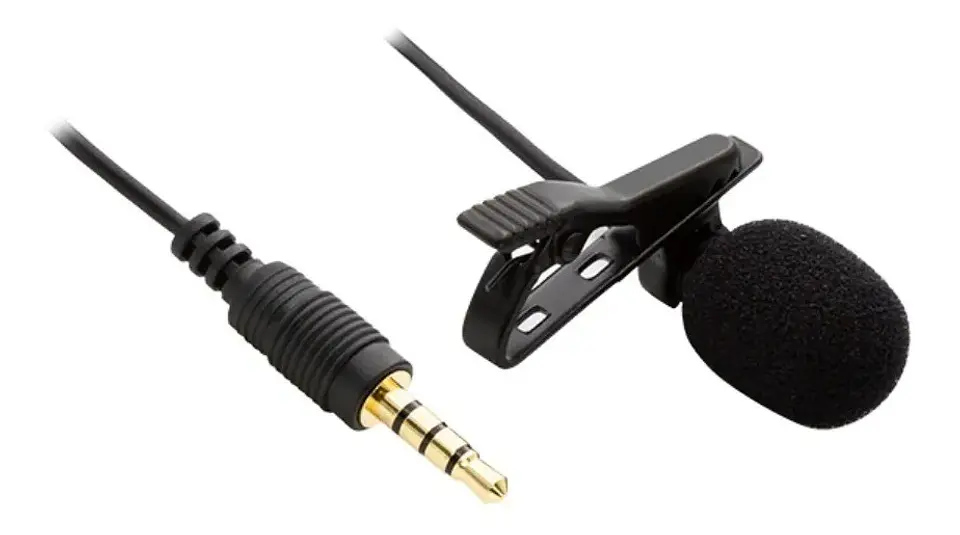 Microfono de solapa lavalier 3.5m adaptador IPHONE 3