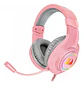 AUDIFONO GAMER RGB H-260 HYLAS PINK  - Miniatura 1