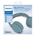 Audifono Philips Over Ear Bluetooth Tah4205 AZUL 5