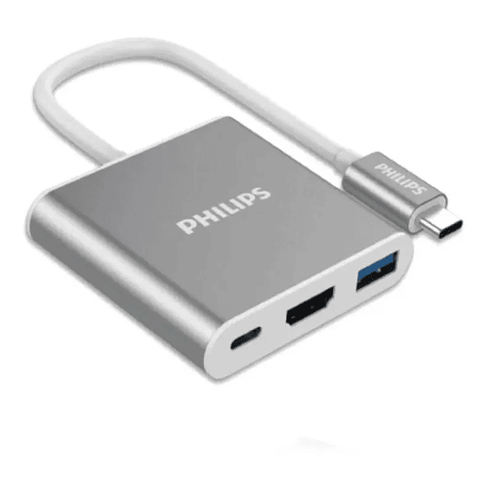 Conversor USB-C A HDMI usb lector 3 en 1 philips