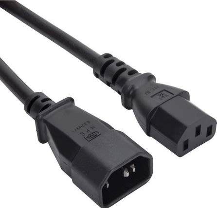 Cable extension de poder 1,8 metros C13 A C14