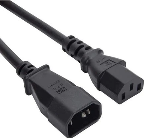 Cable extension de poder 1,8 metros C13 A C14