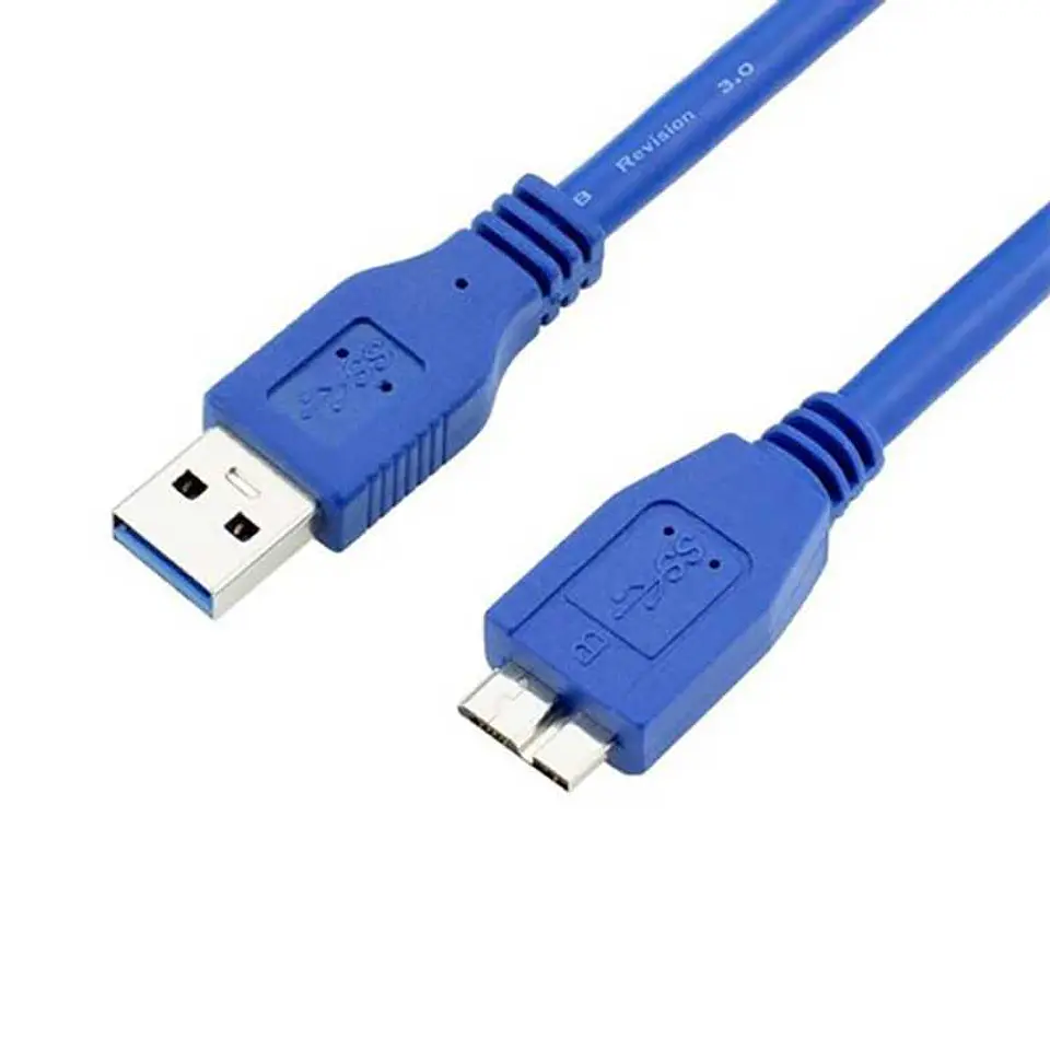 Cable USB 3.0 macho a micro USB B disco externo 0.5mts 1