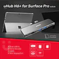 HUB USB-C 6 en 1  Microsoft Surface pro monitor dual y lector SD+TF - Miniatura 4