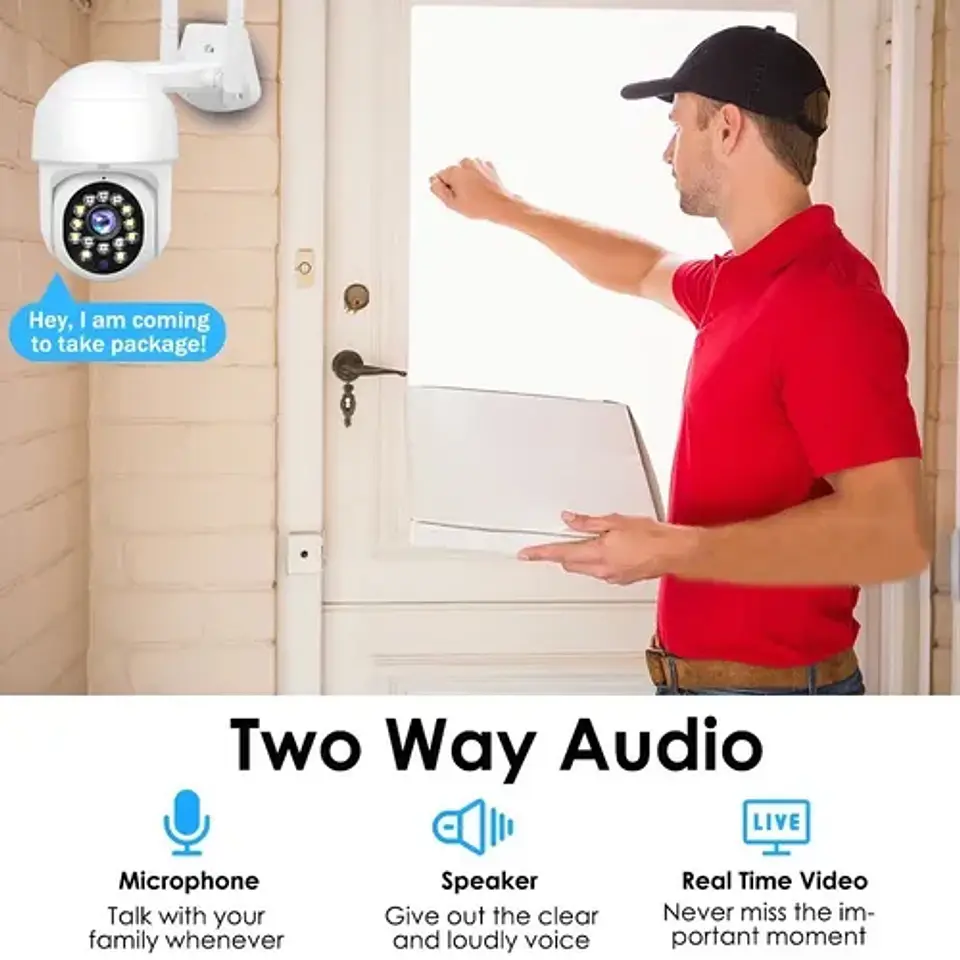 Camara Domo IP WIFI HD Motorizada Vision Nocturna 4