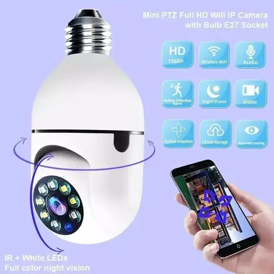 Camara IP Ampolleta Panorámica Wifi / Yoosee 2