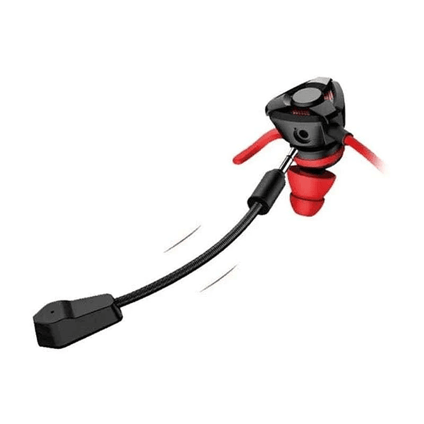 Audifonos Gamer Reptilex Rx0032 Rojo Micrófono Desmontable 3