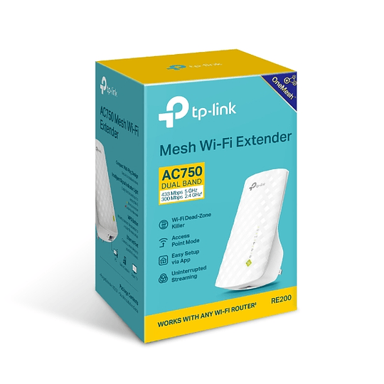 Repetidor de wifi AC750 2.4G/ 5G dual band TPLINK 