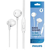 Audífonos Manos Libres Earbud Taue101 Blanco Philips BLANCO