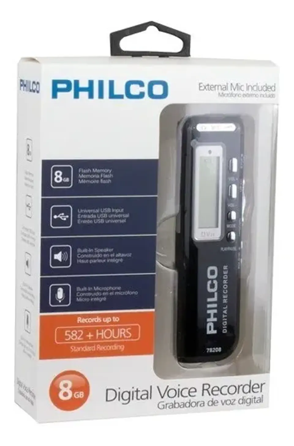 Grabadora De Voz Digital 8GB 2