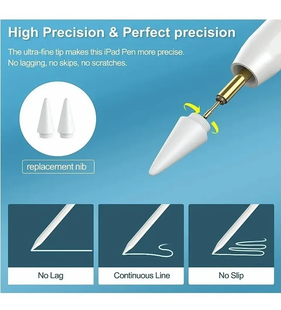 Lapiz capacitivo  STYLUS IPAD 1.5MM 6
