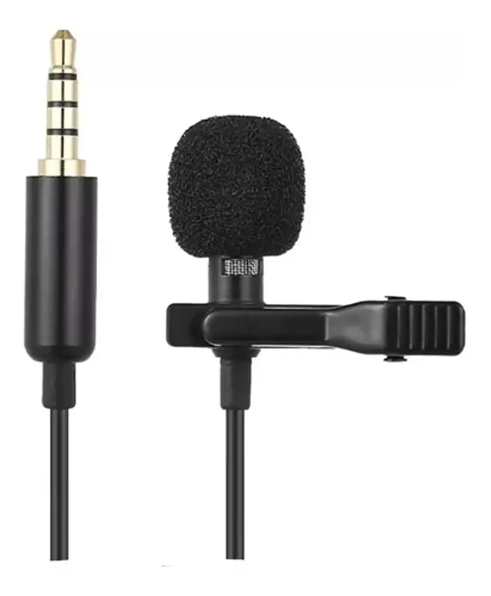 Microfono de solapa 3.5mm con clip 1.5m  1