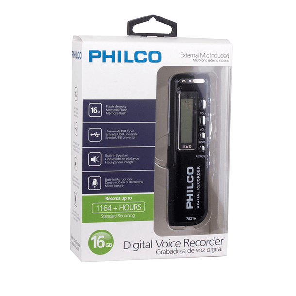 Grabadora De Voz Digital 16GB  2