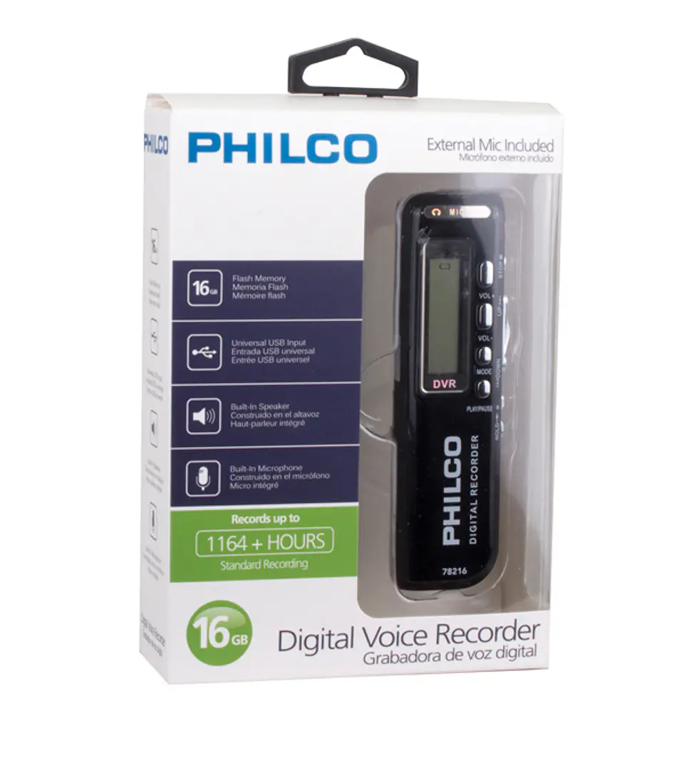Grabadora De Voz Digital 16GB  2