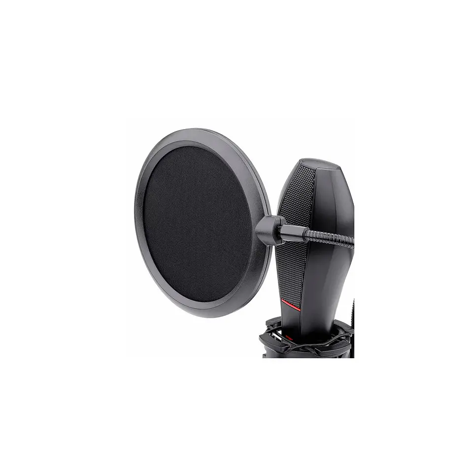 Micrófono Gaming Redragon Quasar GM200, Plug & Play, Conexión USB, Con Soporte 4