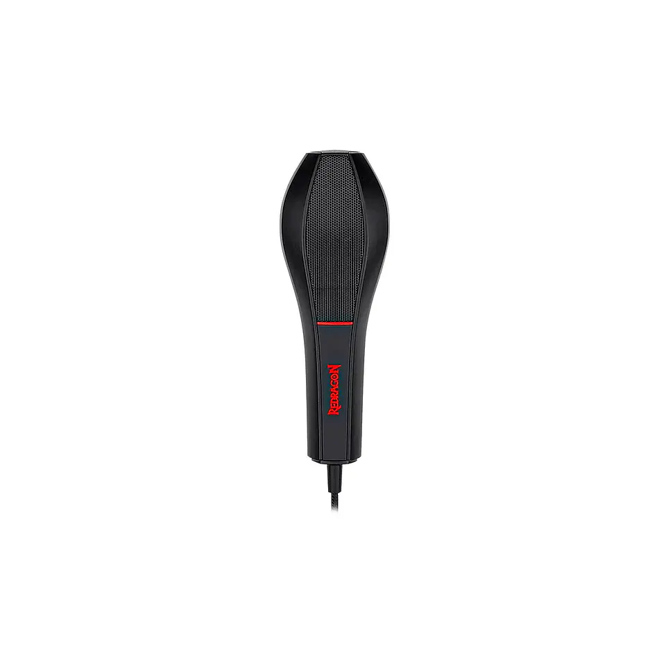 Micrófono Gaming Redragon Quasar GM200, Plug & Play, Conexión USB, Con Soporte 3