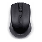 Mouse inalambrico 1000 DPI 4 botones DBLUE Negro    1