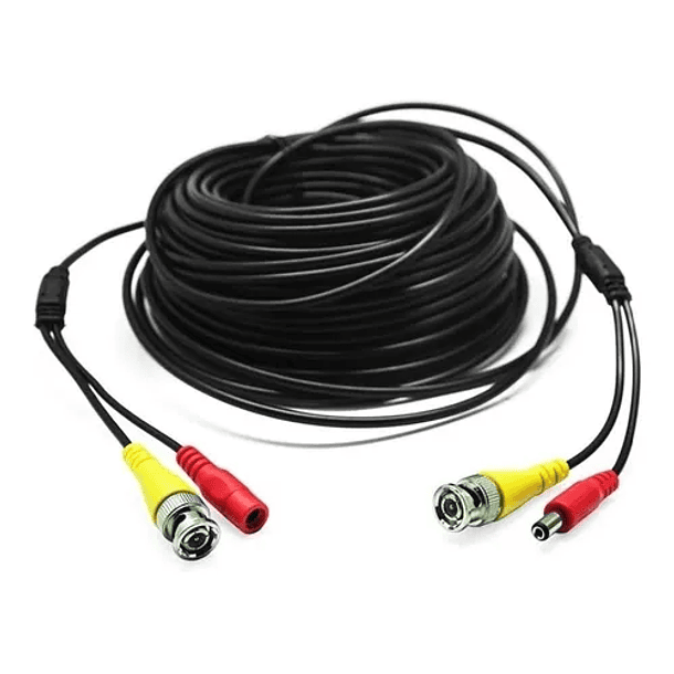 Cable Para Camara Vigilancia Video Y Poder 30 Mts. 1