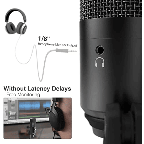 MICROFONO USB 16 MM DIAFRAGMA FIFINE K670B 3