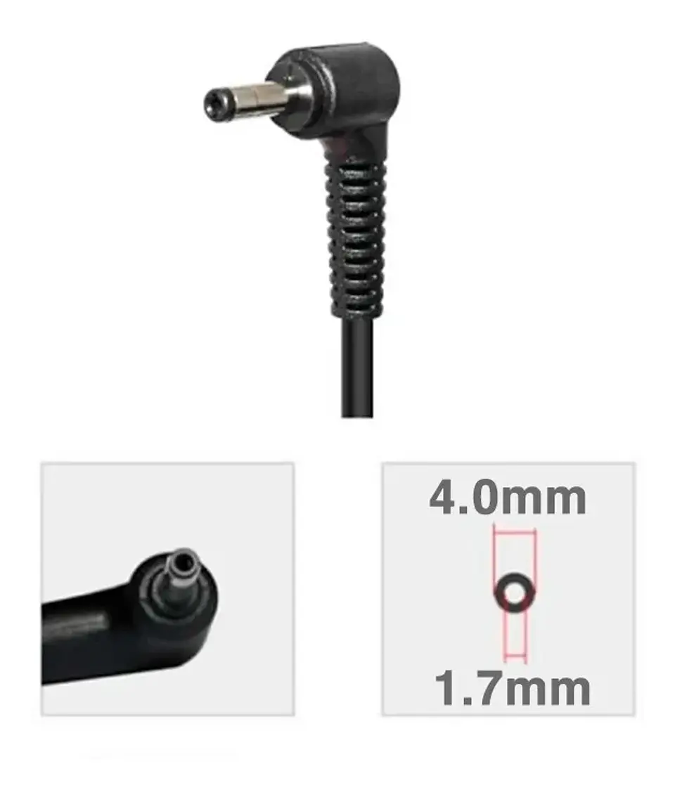 CARGADOR NOTEBOOK LENOVO 20V 2.25A 4.0 X 1.7MM 2