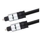 Cable de audio optico digital coaxial Toslink con conectores dorados 1.8 MTS 1