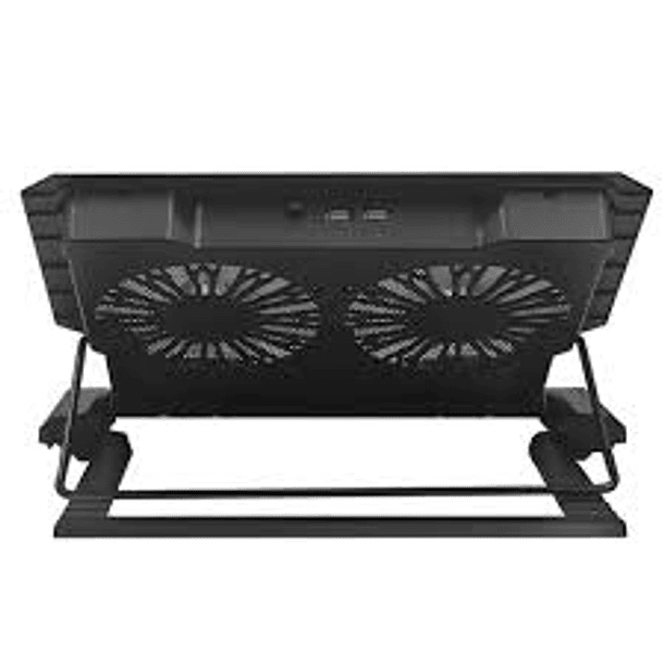 Base para notebook cooler 12-17 Doble ventilador 14cms ajustable 4