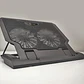 Base para notebook cooler 12-17 Doble ventilador 14cms ajustable - Miniatura 6