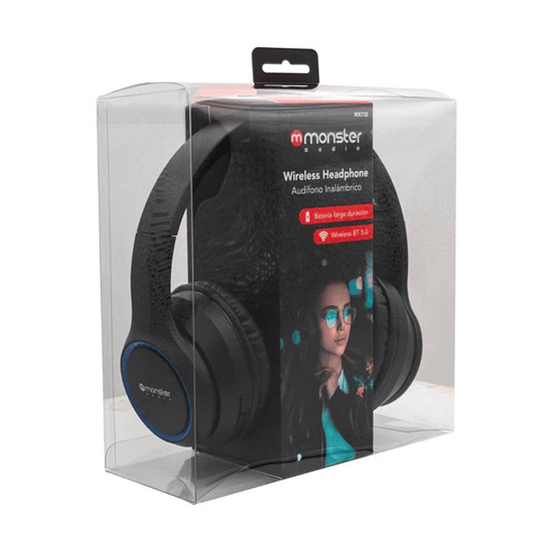 Audifonos monster bluetooth 5.0 recargables 16 horas 2