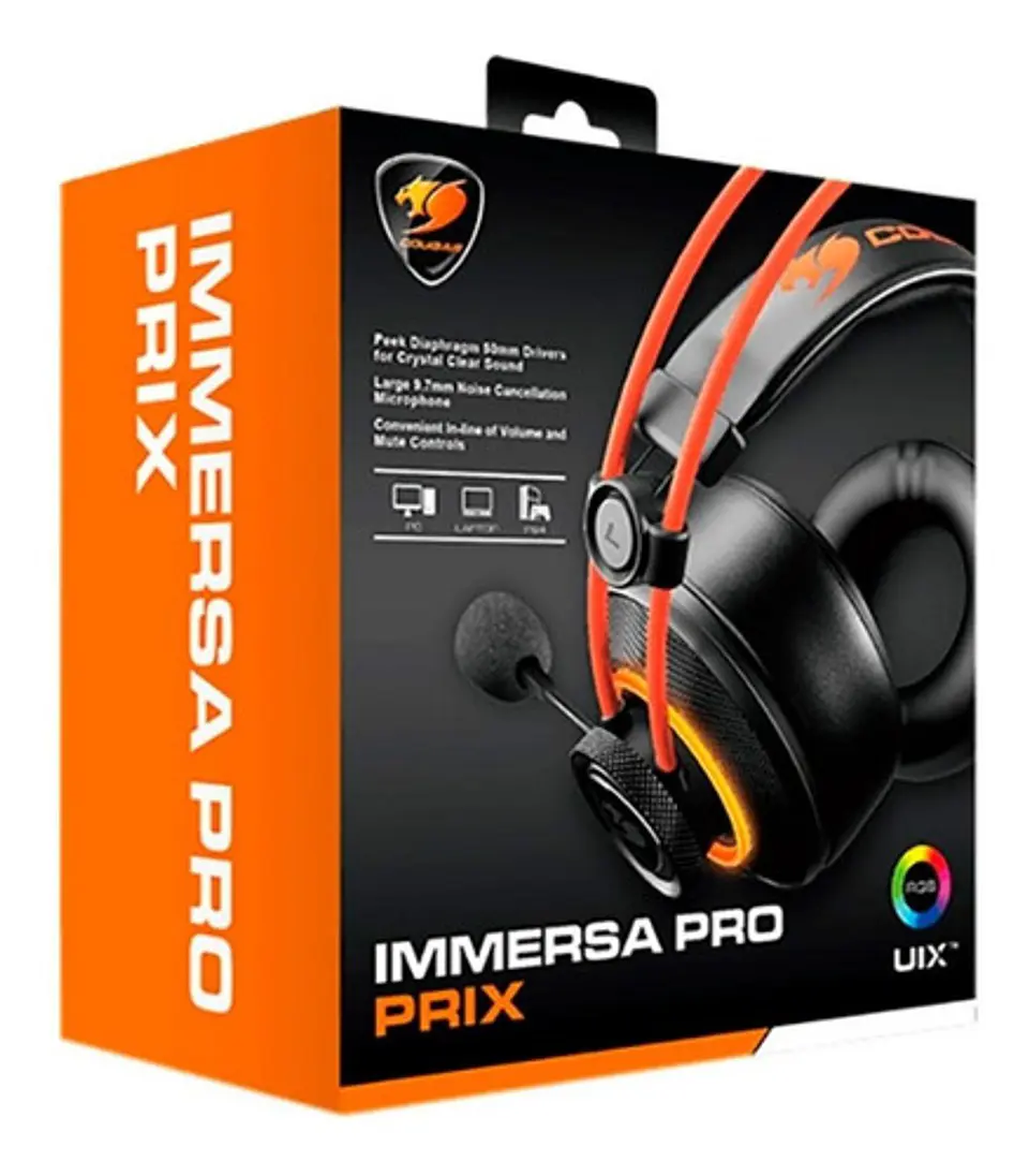 Audifonos Gamer COUGAR IMMERSA PRO PRIX 5