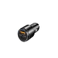 Cargador de automovil USB-C + 1 USB3.0 20W - Miniatura 1