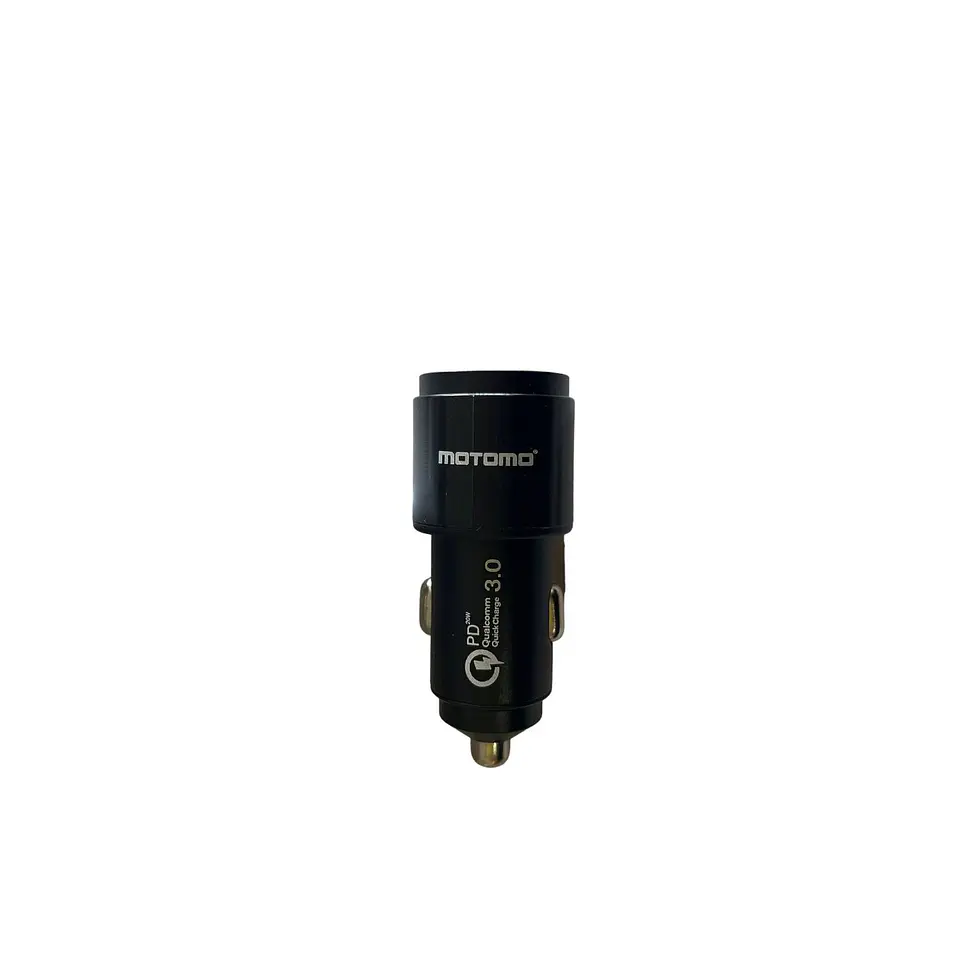 Cargador de automovil USB-C + 1 USB3.0 20W 2