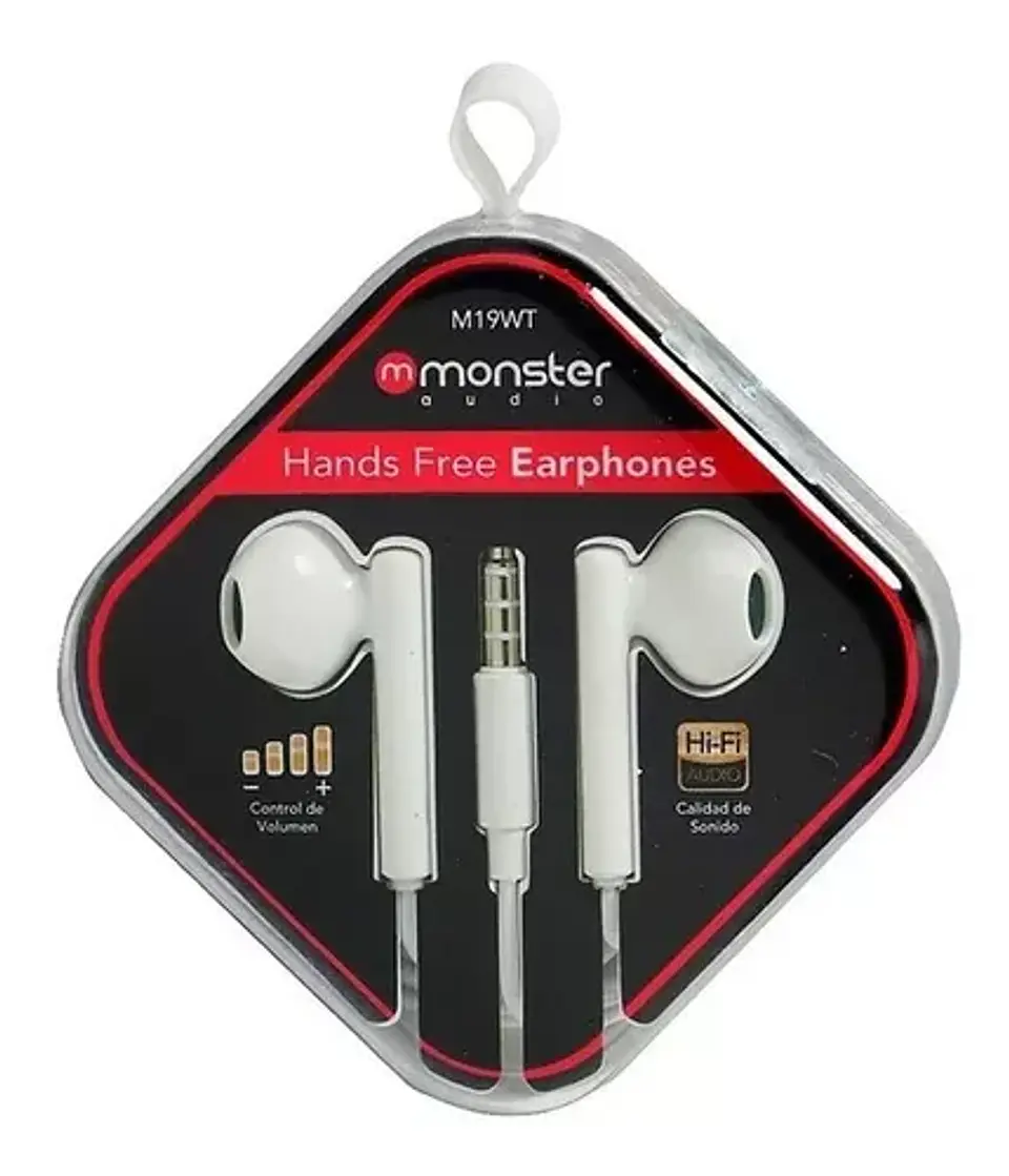 Audifonos con cable manos libres Monster 1