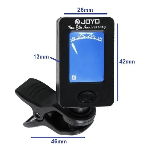 Afinador Cromatico Guitarra, Bajo, Ukelele, Violin Jt-01 4