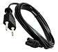 Cable de poder tipo 8 1.8 metros - Miniatura 2