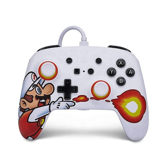 Control con Cable PowerA Fire Mario