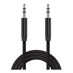 Cable auxiliar de audio stereo 3.5mm ultra 0.90cms