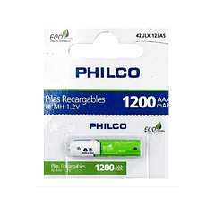 PILA AAA X 1 PHILCO RECARGABLE 1200 MAH