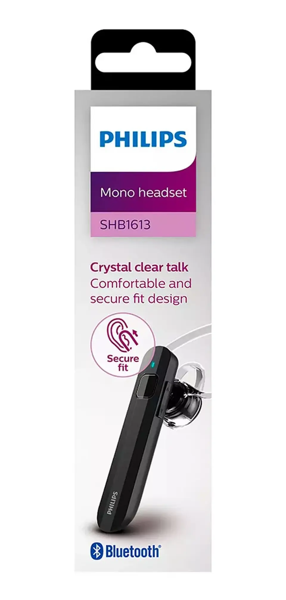 Audifono bluetooth philips mono headset SHB1613 3