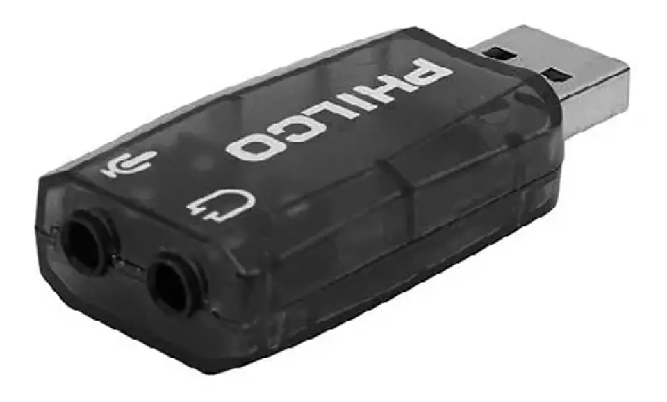Tarjeta de sonido USB stereo PHILCO MAC/PC 2