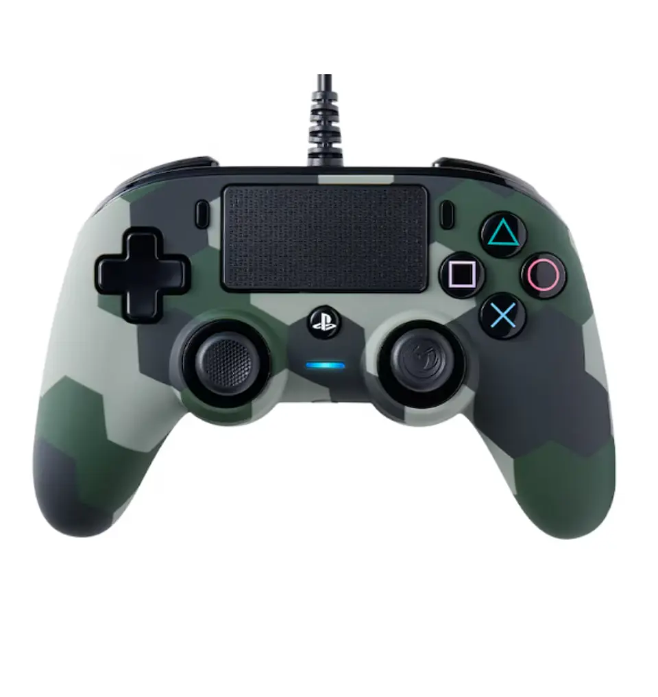 Control Nacon Profesional para PS4 Alambrico Verde militar 1