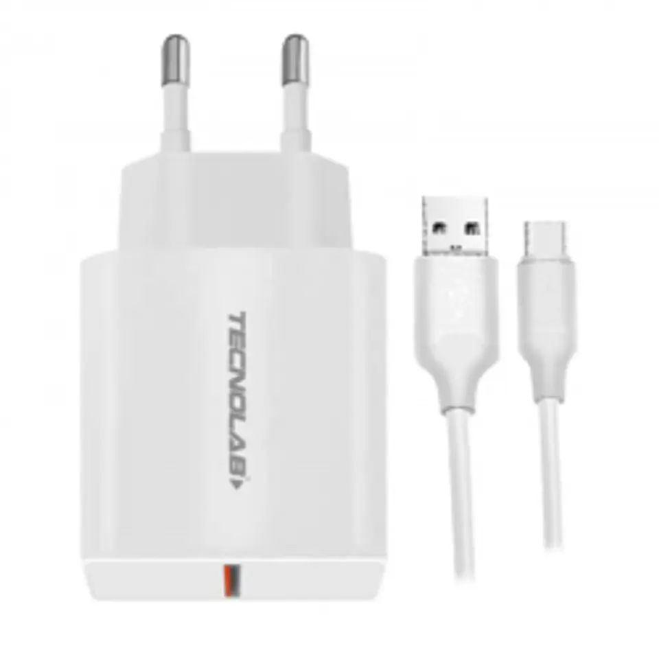 Cargador de pared rapido 3.0 TURBO con cable reforzado 1