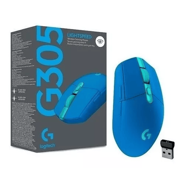 Mouse gamer inalámbrico Logitech lightspeed G305 Azul 3