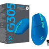 Mouse gamer inalámbrico Logitech lightspeed G305 Azul