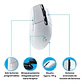 Mouse gamer inalámbrico Logitech lightspeed G305 Blanco - Miniatura 2