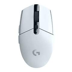 Mouse gamer inalámbrico Logitech lightspeed G305 Blanco