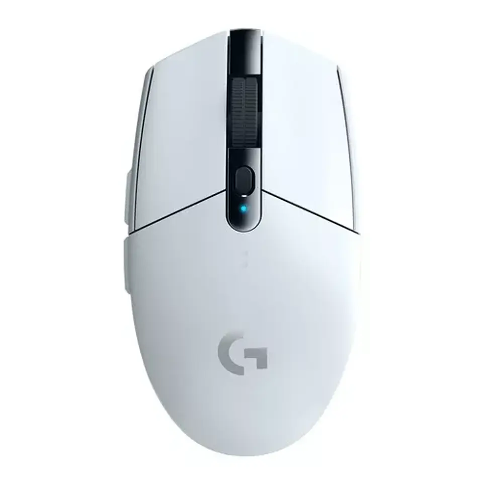 Mouse gamer inalámbrico Logitech lightspeed G305 Blanco 1