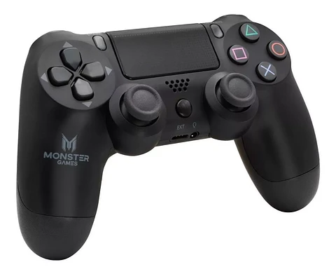 Control joystick inalámbrico Monster Games Double shock PS4 negro